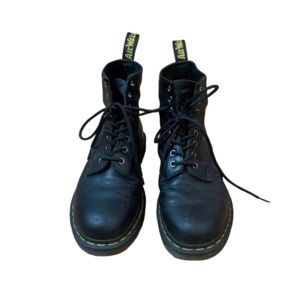 Dr Martens 1460 Black Soft Leather Boots | Sz M8 and W9 - Picture 2 of 7